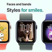 Apple Watch SE (2nd Gen) GPS Smartwatch (Sport Band) Size S/M Fits Wrist Circumference 130-180mm.Size M/L Fits Wrist Circumference 145-220mm