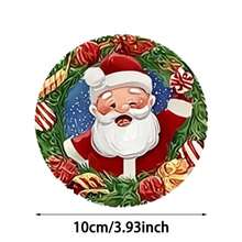 1 Set / 4 Stücke / 6 Stücke Weihnachts-Themen Muster Diatomeen-Ton Untersetzer, geeignet für Heimdekoration, Cafés, Nachmittagstee, Restaurantdekoration, Themenfeiern, tägliche Dekoration und auch als Weihnachtsgeschenke geeignet