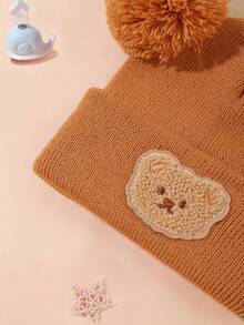 The Fashionable Panda Knitted Cap Is A Cute Accessory With A Bear Head. It Is Suitable For Babies, Girls And Boys. It Can Be Hand-Washed And Is Very Warm. It Is The Perfect Choice For Babies' Daily Warmth, Outdoor Games And Party Gifts