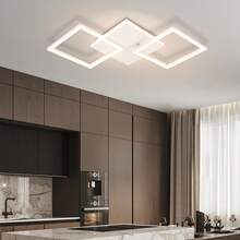 ZMH Ceiling Light LED Ceiling Light 32W Modern Design Black Metal Dimmable With Remote Control Living Room, Bedroom Light, Kitchen Light Suitable For Kitchen, Dining Room, Hallway, Ceiling Light, Living Room Light - White - View 2
