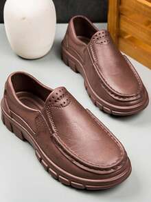 Herren Einfarbig Basic Lässig Outdoor Urlaub Strand EVA (Ethylen-Vinylacetat-Copolymer) Kühle rutschfeste flache Sandalen, geeignet für Teenager, Sommer Lässig, Outdoor Sport, Urlaub, Abschlussgeschenk, Geburtstagsgeschenk, einteiliges geformtes Slip-On, durchstichs- und spritzwassergeschützt, Kocherschuhe