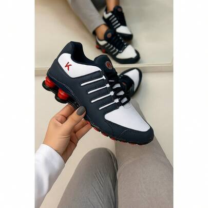 Tênis Unissex Com Molas Casual Confortável