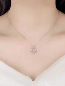 1pc Dainty & Sparkly Star & Eight-pointed Star Shaped Necklace With Versatile Style - Gold - View 11