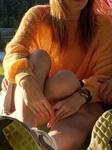 优雅女士纯色高领毛衣，休闲宽松长袖针织毛衣，女款“年年”