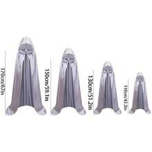 Capa con capucha de Halloween, Capa para hombre y mujer, Capa larga de la Parca, el Diablo, la Bruja, Disfraz para festivales y fiestas, Accesorios de cosplay, Utilería para actuaciones, Decoraciones de Halloween, Accesorios de mascarada, Utilería de eventos de cosplay, Adecuado para Halloween, Navidad, Carnavales, Fiestas de cumpleaños y talla grande, El regalo perfecto para familiares y amigos - Multicolor - Ver 7