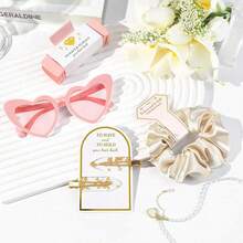 5PCS Heart Shaped Sunglasses For Wedding Party And Daily Travel Decoration,Candy Shower Gifts Accessories Bridesmaid Wedding Favor Women,Christmas