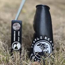 1 Black Golf Putting Golf Club 32 33 34 35 36 Inches, Hooded Golf Club - Improves Ball Speed And Accuracy, Detachable Weight. - Black - View 9