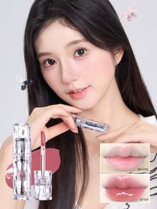 FLORTTE فلوريت هيلو بيوتي لاكر الشفاه، لمعان وترطيب لطلاء الشفاه