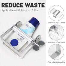 Distributeur ergonomique, convient pour la teinture capillaire, le dentifrice, la crème pour les mains - contrôle précis, facile à nettoyer, outil polyvalent pour la cuisine et la salle de bain, pratique pour les produits de lavage, multi-couleurs