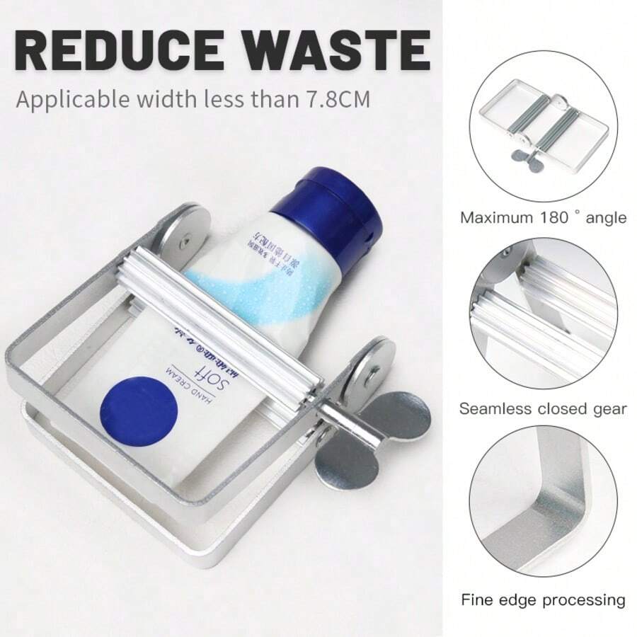 Distributeur ergonomique, convient pour la teinture capillaire, le dentifrice, la crème pour les mains - contrôle précis, facile à nettoyer, outil polyvalent pour la cuisine et la salle de bain, pratique pour les produits de lavage, multi-couleurs