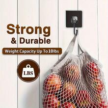 5-Piece Heavy-Duty Adhesive Wall Hooks (Stylish & Strong) | No Drilling, Easy Installation | Multi-Functional For Coats, Towels & Shower Caps | Hole-Free For Home, Office & Bathroom Accessories