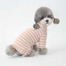 1 pieza Nueva ropa para mascotas, ropa de 4 patas para perros pequeños como Teddy, Pomerania, gatos, cómoda y transpirable ropa de dormir casual, adecuada para primavera, otoño e invierno