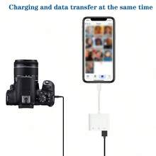 3-In-1 SD Card Reader Adapter, Camera Viewer, Portable Plug And Play For SD/TF/Micro SD Cards - White - View 9