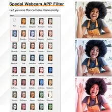 Spedal Wide Angle Webcam,120 Degree Large View Spedal 934 Video Conference Camera, Full HD 1080P Live Streaming Web Cam With Built-In Microphone, USB Webcam For PC, Laptop And Desktop