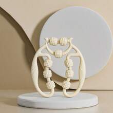 Set de 3 piezas Masajeador de piernas con 9 ruedas, rodillo para aliviar los músculos, desbloquear meridianos, amasar y relajar, equipo de fitness, columna de yoga de espuma, rodillo de fitness, rodillo de yoga, equipo de masaje, rodillo de masaje de fitness, eje hueco de EVA, eje de espuma de fitness, equipo de adelgazamiento de piernas de yoga, equipo de pérdida de peso