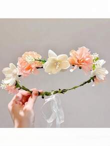 Coroa de Flores Simulada Feita à Mão, Festivais Escolares Japoneses, Coroa de Flores para Meninas Bunkasai, Há Coroas de Rosas em Cores como Rosa e Azul. Decoração para Ensaio Fotográfico de Férias à Beira-Mar, Coroa de Flores de Rosas, Coroa de Flores para Noiva, Decoração para Madrinhas, Acessórios de Cabelo Boêmios, Decorações de Elfos da Floresta, Acessórios Doces Coreanos Super Fadas, Presentes de Casamento, Acessórios para Casamento, Artigos para Festas, Artigos para Eventos