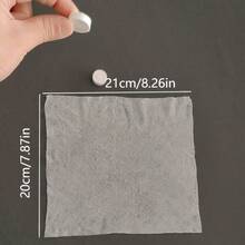 1/2/3/5pcs  Compressed Towel, Non-Woven Material, Disposable Mini Face Towel, Portable For Outdoor Travel, Space Saving, Hygienic And Fast Unfolding - White - View 2