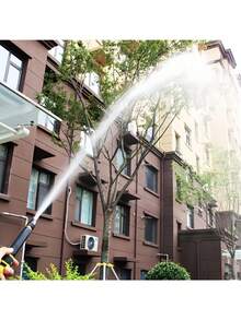 High Pressure Spray Nozzle (Plastic Material) - Direct Focused Water Jet, Suitable For Car Washing, Gardening, Yard, Driveway - Compatible With Hose Interface - Home, Garage, Lawn Care, Outdoor Cleaning Accessory, Ergonomic Handle Design, Durable, DIY Cleaning Tool