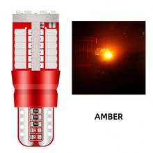 4pcs T10 168 192 W5W LED Bulbs Canbus 12V Error-Free 57smd For Car Dome Lights Reading Light Door Light High-Brightness Neon Lights Car Accessories