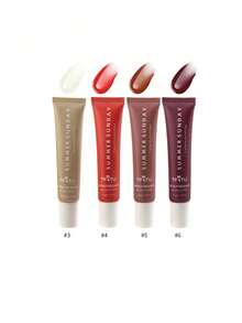 4pcs Mini Lipsticks And Lip Glosses, Plumping Lip Oil, Moisturizing High Shine, Lip Balm - Moisturizing Shine - Mini Unisex Lip Balm Set - 4 Piece Lip Balm Set - Summer Sunday/15g - Nhiều hương vị - Xem 9