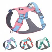 Adjustable Reflective Pet Safety Harness Vest, Easy Control For Small/Medium Dogs - Multicolor - View 9