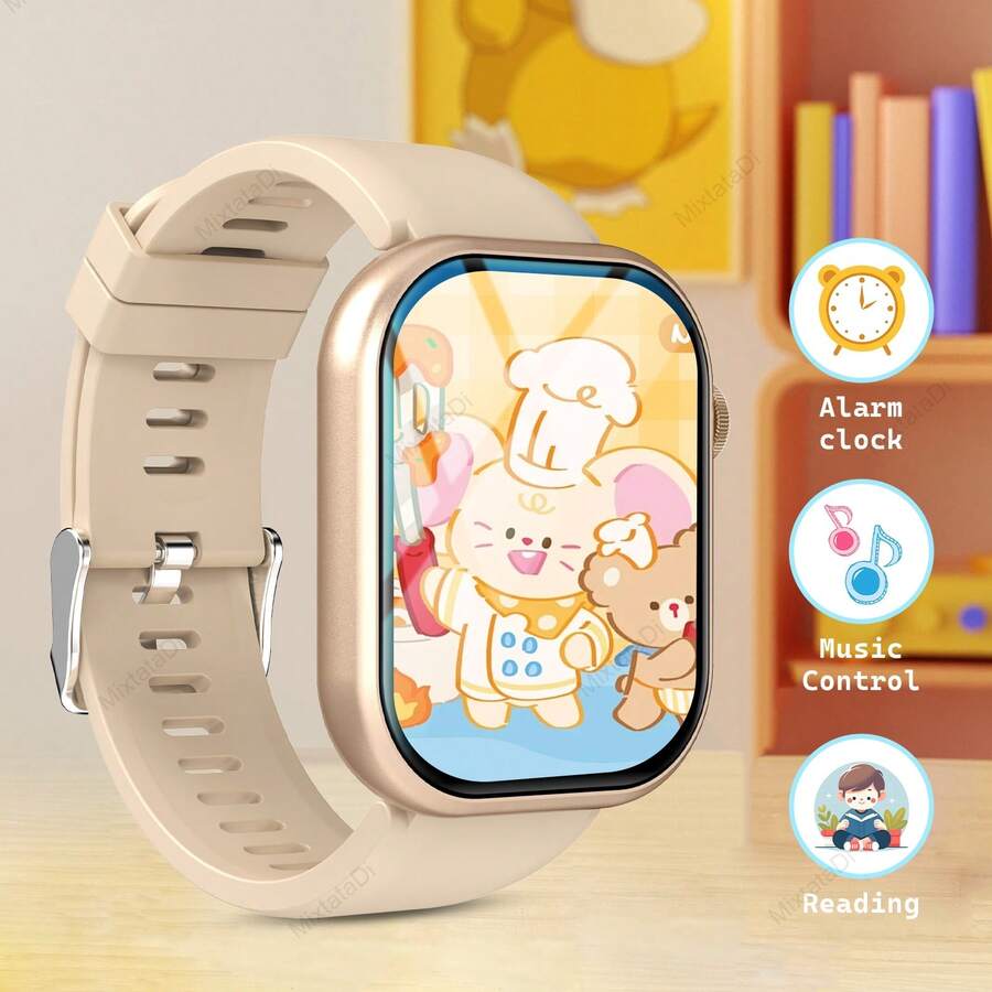 MixtataDi Children's Smart Watch With Multiple Sports Modes, Tracking Children's Sports Data, Wireless Calls, Message Reminders, Shutter Control, Calculator, Calendar, Weather Forecast, Silicone Strap, Is The Best Holiday/Birthday/Party Gift For Children - Nhiều màu - Xem 1
