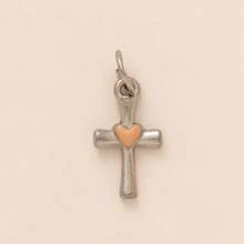 1 件不锈钢可爱猫爪心形四叶草猫头杯耳机吊坠，适合 DIY 创意项链、手链、耳环、包链、钥匙扣，镀 18K 金，防水防汗，适合日常使用，是送给妻子、母亲和女友的创意吊坠 - 彩色 - 查看 17