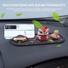 Car Anti Slip Dashboard Mat With Phone Mount 360-Degree Rotation ...