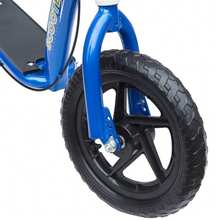 HOMCOM Kids Scooter, Toddler Kick Scooter With Adjustable Handlebar, 12" EVA Tyres, Rear Brake, For Age 5-12 Years, Blue - Blue - View 7