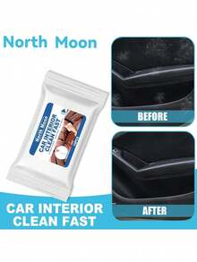 10 piezas/Paquete Tamaño de prueba, 2 paquetes Tamaño económico, 4 paquetes Paquete de valor, 6 paquetes Tamaño a granel Toallitas húmedas para limpieza de automóviles, limpieza práctica para el interior del automóvil, salpicadero, asientos, ventanas, puertas, zona de los pies, sin necesidad de agua