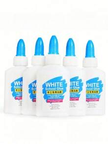 3 قطع زجاجة غراء أبيض للمدرسة للزبد القابل للغسيل، مواد الحرف اليدوية للأطفال، غراء لا يتسرب 40 مل، لوازم مدرسية، لاصق متعدد الأغراض لصنع الصور والحرف اليدوية والزبد، للمكتب والمدرسة ومشاريع الفن المنزلية، ديكور طاولة عيد الميلاد، زينة عيد الميلاد DIY