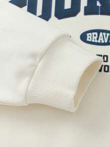 Balabala Tween Girl Sweatshirt 2025 Fall New Long Sleeve T-Shirt Family Matching - Off-white - View 4