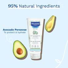Mustela 2 In 1 Cleansing Gel 6,8oz 6.76oz/200ml - Multicolor - View 3