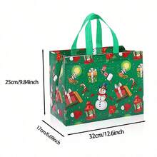 1 Piece Large 32x25x17cm Non-Woven Christmas Gift Bag, Candy Bag With Handles, Christmas Party Supplies, Christmas Decorations, Christmas Gift Wrapping Shopping Bag, New Year Gift Bag, Gift Box Christmas Decorations Christmas Decorations Christmas Gifts Christmas Wrapping Paper Christmas Party Supplies Christmas Gift Bags Christmas Bags Christmas Stickers