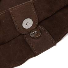 Bolso de mano grande de gran capacidad para mujer con remaches, bolso de hombro con elementos únicos y diseño elegante de ante, adecuado para citas, uso diario, compras, vacaciones en la playa y diversas ocasiones. Ropa de otoño para mujer