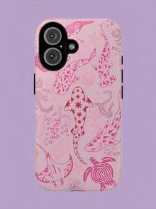 Marine Animal Whale Shark Protective Case Coral Reef Whale Shark Film Cover 2-In-1 Phone Case - Compatible With IPhone17,17Air,17pro,17pro Max, 16, 15, 14ProMax, 13, 13Pro, 13ProMax, 12, 12Pro, 12ProMax, 11, 11Pro, 11Pro And Galaxy S25/S25 Plus/S25 Ultra/S24/S24 Plus/S24 Ultra/S24 FE/S23/ S23+/S23 Ultra/S22/S22+/S22 Ultra/S21/S21+/S21 Ultra/S20 ULTRA/A71/A56/A55/A54/A53/A52/A34/A26/A15/A16/A14/A13/A06Maxand Is A Thoughtful Birthday Gift For Your Girlfriend, Boyfriend And Friends. - Nhiều màu - Xem 5