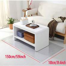 1.0mm Thick Round PVC Hard Floor Mat, Transparent Carpet Protector For Office Chair, Wood Floor, Decorative, Dust-Proof, Anti-Noise, Home Chair Mat, Size