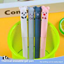 34 chiếc bút bi nhiều màu có thể xóa được với họa tiết động vật, thiết kế đa năng, có thể nạp lại và xóa được, mực màu 0,5mm, chất liệu nhựa, thích hợp làm đồ dùng văn phòng và trường học - Nhiều màu - Xem 7