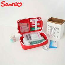 Sanrio 1 حقيبة تخزين الأدوية من سانريو، حقيبة طبية، حقيبة تخزين طقم الإسعافات الأولية المحمولة، مناسبة للسفر والطوارئ الخارجية. حقيبة تخزين الأدوية المحمولة، للسفر والطوارئ. حقيبة تخزين الأدوية المحمولة مثالية للسفر.