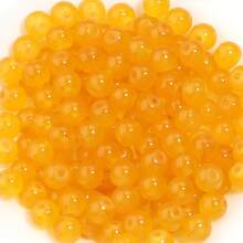 50 piezas de cuentas de vidrio de unicolor clásico de 6 mm para joyería hecha a mano DIY, adecuadas para pulseras, collares y uso diario - Cuentas de color sólido de 6 mm - Ver 25