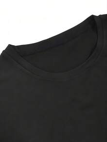 BLUR Circle Logo Band T-Shirt - màu đen - Xem 5