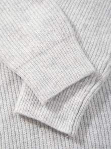 Herren lässiger, weiter Pullover Hoodie Sweatshirt, simpler koreanischer Stil, vielseitig für Frühling, Herbst, Winter - Grau - Übersicht 6