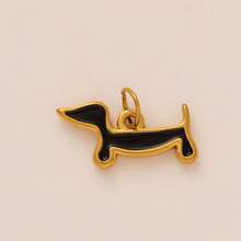 1pcINS Cute And Fashionable Stainless Steel Exquisite Cherry Underwear Top Boxing Gloves Mushroom Strawberry Cat Dog DIY Pendant, Plated With 18K Gold, Not Easy To Oxidize, Suitable For Wife And Mother To Freely Match - Multicolor - View 15