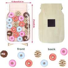 1/2pcs课堂名人奖励罐，四种款式：彩色星星、甜甜圈、以及彩色/原色恐龙供您选择，工艺精湛，适合家庭和家长奖励、学校奖励以及教师课堂奖励罐，适合学校用品、圣诞节奖励礼物、感恩节感谢奖励罐、新年礼物以及日常家居桌面装饰。 - 彩色 - 查看 5