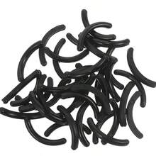 200/100/50 Pcs Eyelash Curler Replacement Pads, Compatible With Tweezerman Eyelash Curler, Silicone Material, Black. Soft Rubber Replacement Pads (Black) For Universal Eyelash Curlers. - Black - View 12