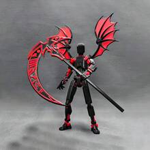 1 件 3D 打印 T13 多关节可动泰坦人偶 - 游戏玩家的完美桌面装饰，理想的圣诞节和万圣节礼物 - 彩色 - 查看 9