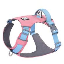 Adjustable Reflective Pet Safety Harness Vest, Easy Control For Small/Medium Dogs - Multicolor - View 12