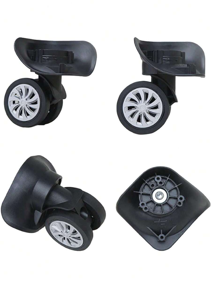 2/4pcs Luggage Replacement Wheels, Suitcase Swivel Casters, Luggage Accessories, Replacement Wheels For Suitcases, Fabric Luggage, Luggage Wheels, Luggage Accessories, Replacement Handle Wheels, Classic Roller Suitcase, Suitcase Replacement Wheels, Travel Accessories