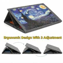 1 set Tapis de puzzle, peut contenir jusqu'à 1500 pièces, options de tailles multiples, comprend 6 tiroirs de couleurs aléatoires, tapis de puzzle léger, table de rangement de puzzle portable en feutre pour adulte