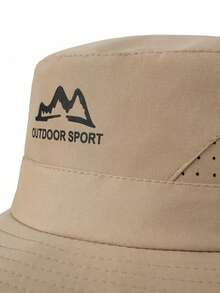 1pc Men's Sun Protection Fishing Bucket Hat, Outdoor Hiking Camping Cowboy Hat Against UV - One Piece Bucket Hat - View 10